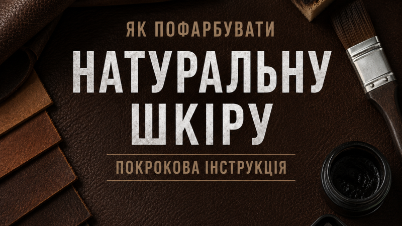 Як пофарбувати натуральну шкіру: покрокова інструкція, поради та помилки