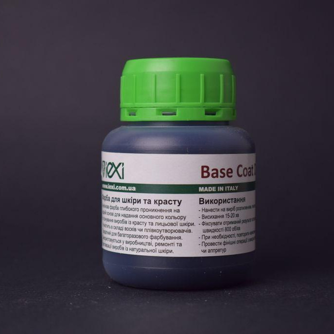 Фарба для шкіри Base CoatDye, чорний (002), 100 мл. Фарба для шкіри Base CoatDye, чорний (002), 100 мл.