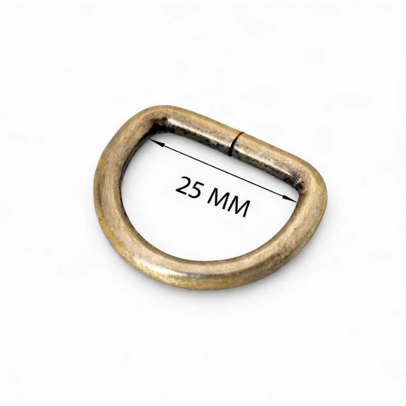 Півкільце металеве 4*25*18, мм, антик Півкільце металеве 4*25*18, мм, антик