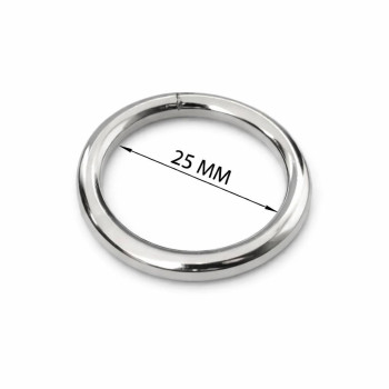 Металеве кільце 5*25 мм, нікель
