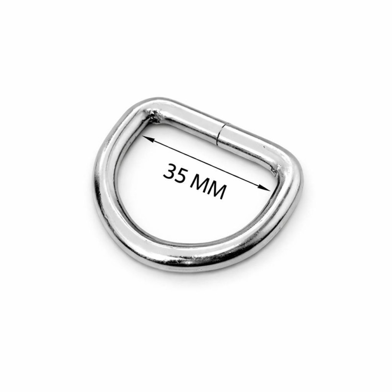 Півкільце металеве 4,5*35*25 мм, нікель Півкільце металеве 4,5*35*25 мм, нікель